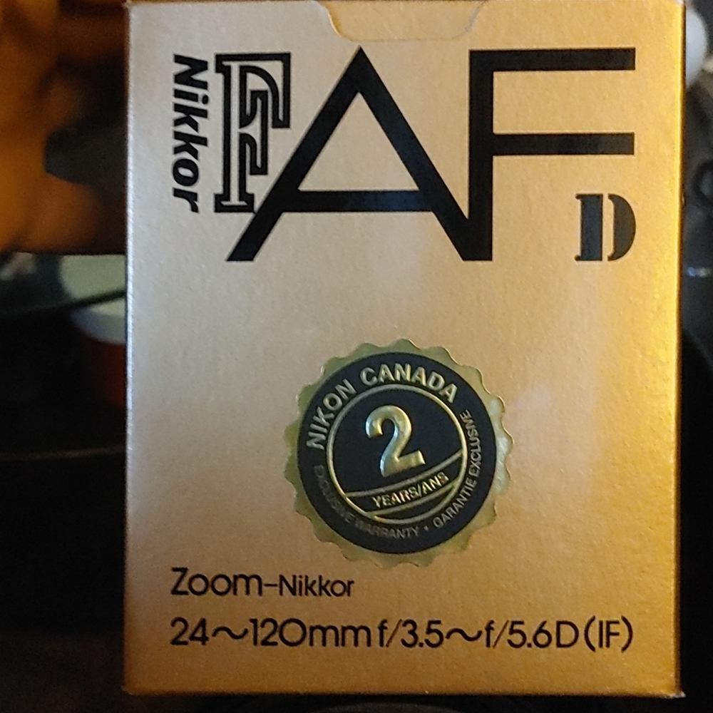ZOOM-NIKON 24~120mmf/3.5~f/5.6D (IF) BLACK